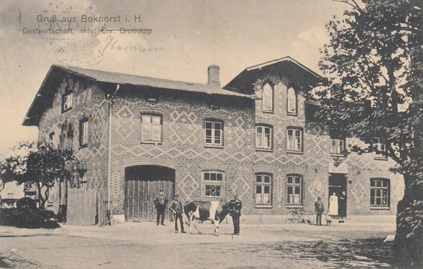 AK - Bokhorst i.H. mit Gastwirtschaft - von 1913 / 1016