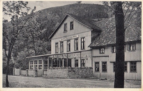 AK - Oker am Harz / Goslar - Pension Deutsches Haus - von 1935 / 1037