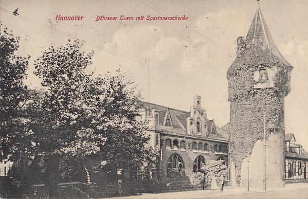 AK - Hannover / Döhrener Turm mit Spartanerschenke - von 1914 / 1052