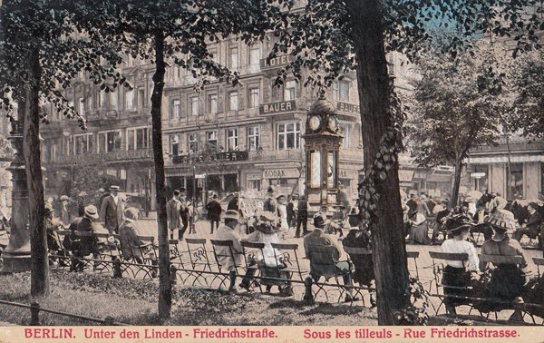 AK - Berlin / Unter den Linden - von 1912 / - 1068 -