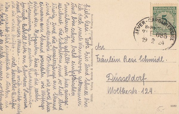 AK - Wangerooge / Hotel Meeresstern - von 1924 / - 1074 -