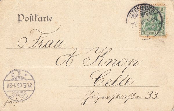 AK - Nordseebad Döse / Pension Kraemer - von 1905 / - 1080 -