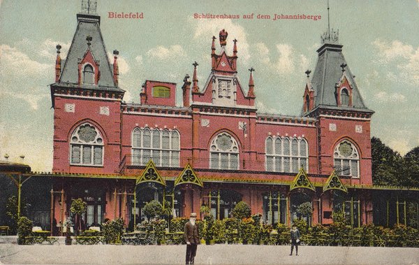 AK - Bielefeld / Schützenhaus - um 1909 / - 1088 -