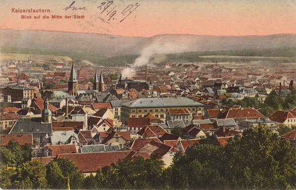 AK - Kaiserslautern / Ortsansicht - von 1907 / - 1095 -