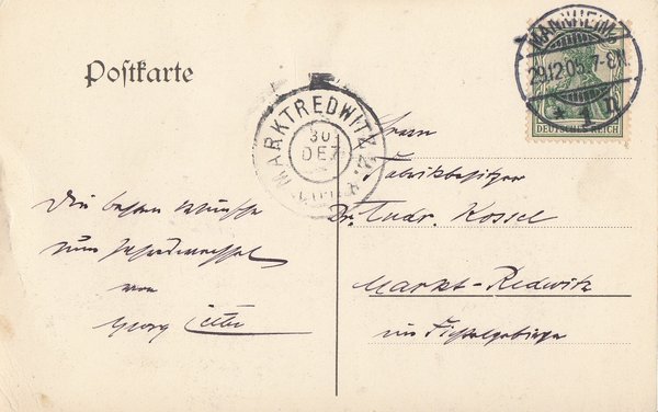 AK - Mannheim / Schillerplatz - von 1905 / - 1108 -