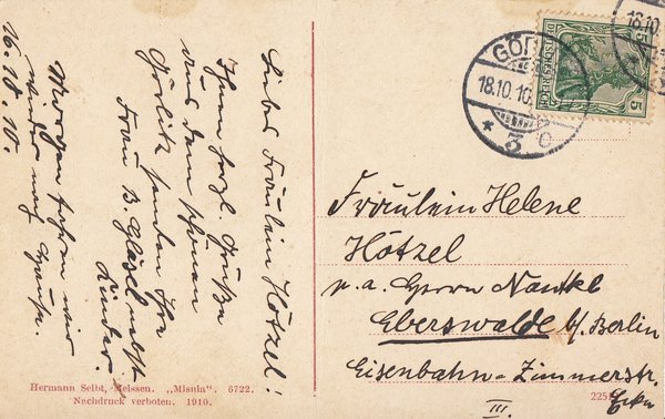 AK - Görlitz / Ortsansicht - von 1910 / - 1148 -