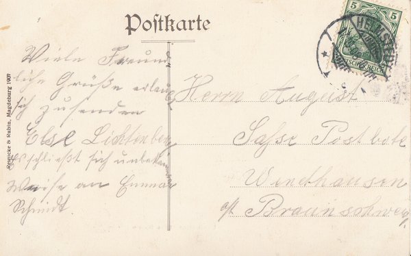 AK - Helmstedt / Landw.Schule - von 1908 / - 1162 -