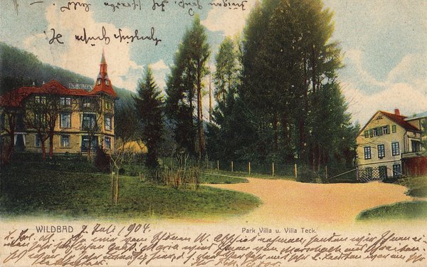 AK - Wildbad / mit Park Villa - von 1904 / - 1173 -