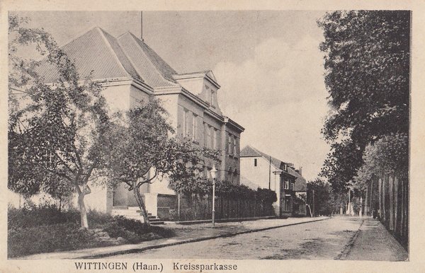AK - Wittingen / mit Kreissparkasse - von 1919 / - 1184 -