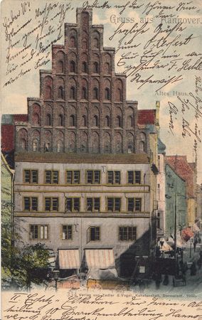 AK - Hannover / Altes Haus - von 1915 / - 1195 -