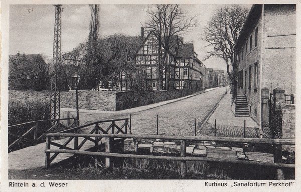 AK - Rinteln / Sanatorium Parkhof - ca. 50er Jahre / - 1210 -