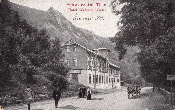 AK - Schwarzatal / Hotel Weidmannsheil - von 1910 / - 1219 -