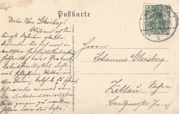 AK - Wolkenstein i.Erzgeb. / - von 1907 / - 1222 -