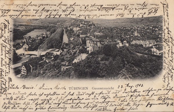 AK - Tübingen / Ortsansicht - von 1903 / - 1238 -