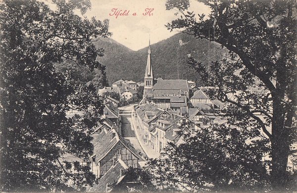 AK - Ilfeld / Ortsansicht - um 1910 / - 1248 -