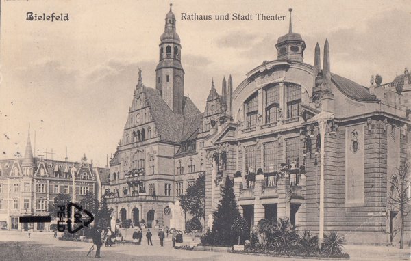 AK - Bielefeld / Rathaus - von 1908 / - 1259 -