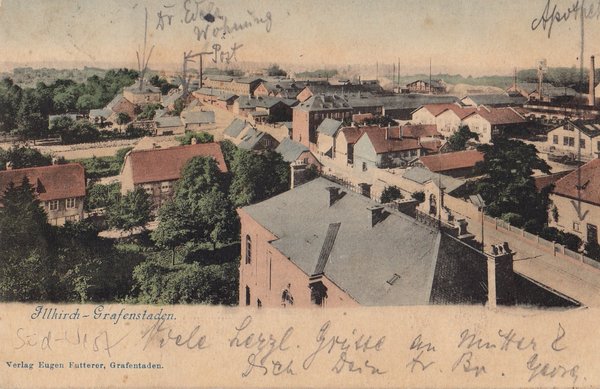 AK - Illkirch-Grafenstaden / Ortsansicht - von 1904 / - 1278 -