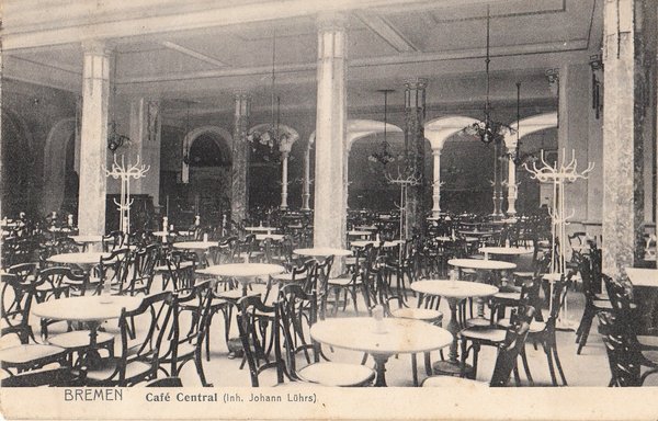 AK - Bremen / Cafe Central - von 1907 / - 1280 -