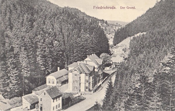 AK - Friedrichroda / der Grund - von 1909 / - 1285 -