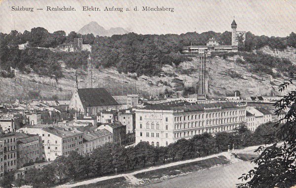 AK - Salzburg / Realschule - von 1918 / - 1313 -