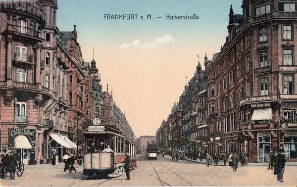 AK - Frankfurt / Main - Kaiserstr. ca. 20er Jahre - 1332 -