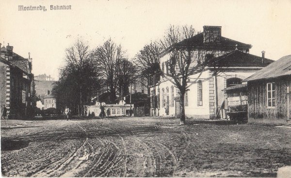 AK - Montmedy / am Bahnhof - von 1917 / - 1340 -
