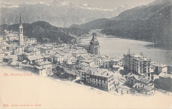 AK - St.Moritz-Dorf - um 1900 / - 1384 -