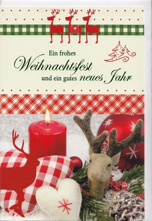 Glückwunschkarte - Weihnachten/Neuware / - 1474 -