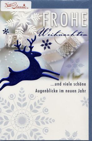 Glückwunschkarte - Weihnachten/Neuware / - 1494 -