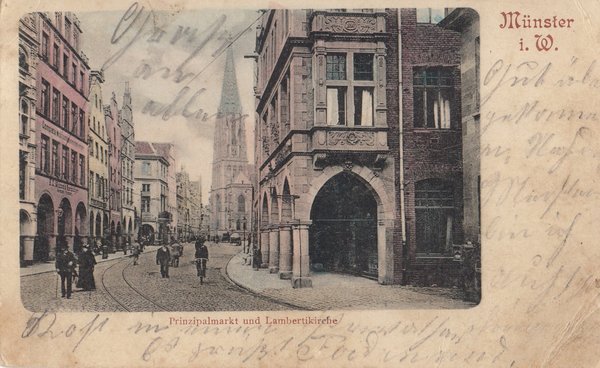 AK - Münster / Prinzipalmarkt - von 1902 / - 1520 -