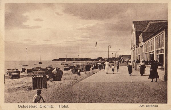 AK - Grömitz / Am Strande - von 1938 / - 1521 -
