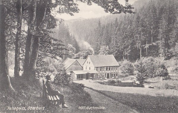 AK - Hohegeiß / Wolfsbachmühle - von 1907 / - 1527 -