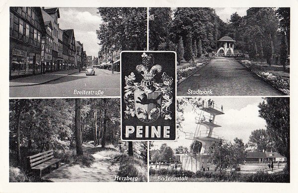 AK - Peine / Mehrbildkarte - von 1956 / - 1621 -