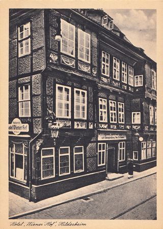 AK - Hildesheim / Hotel Wiener Hof - von 1943 / - 1632 -