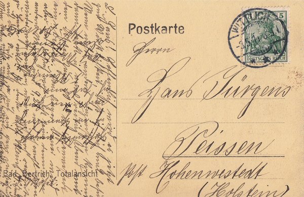 AK - Bad Bertrich - Ortsansicht - von 1911 / - 1639 -