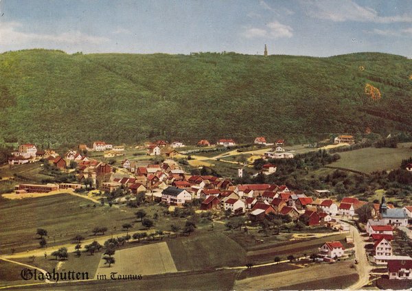 AK - Glashütten / Luftbild - von 1965 / - 1641 -