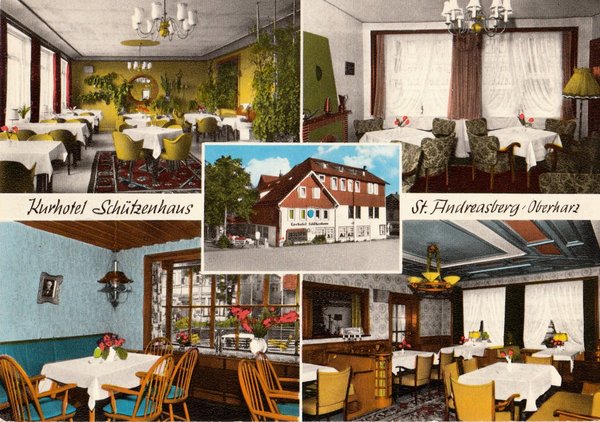 AK - St.Andreasberg / Hotel Schützenhaus - ca.70er Jahre / - 1665 -