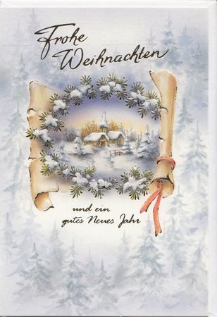 Glückwunschkarte - Weihnachten/Neuware - 1704 -