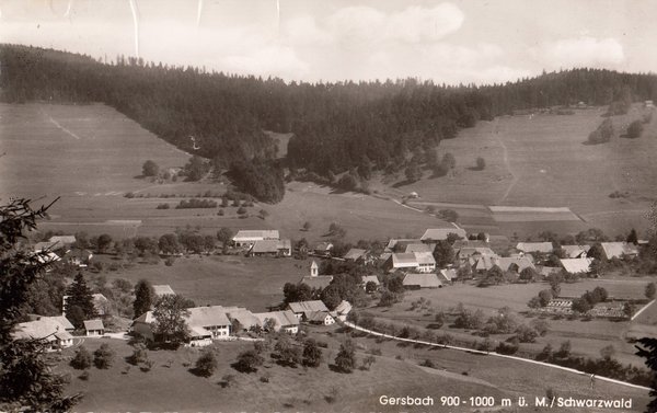AK - Gersbach / Ortsansicht - von 1953 / - 1780 -