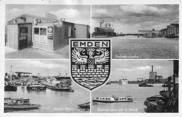 AK - Emden / mit Kantine Polderkrug - von 1956 / - 1822 -