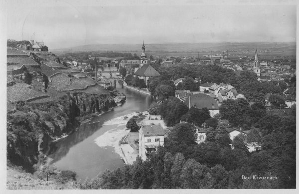 AK - Bad Kreuznach / Ortsansicht - von 1933 / - 1841 -