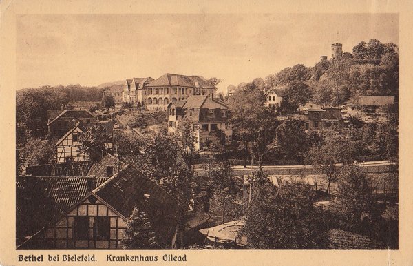 AK - Bethel / Bielefeld mit Krankenhaus - ca. 20-30er Jahre / - 1855 -