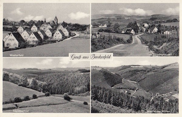 AK - Breckerfeld / Mehrbildkarte - ca. 60er Jahre / - 1856 -
