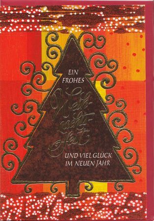 Glückwunschkarte - Weihnachten/Neuware / - 1952 -