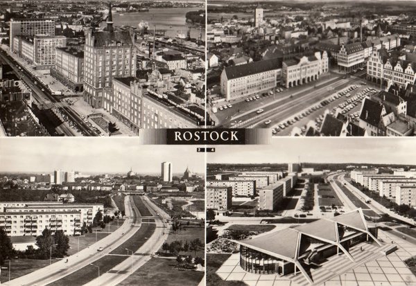 AK - Rostock / Mehrbildkarte - von 1978 / - 1961 -