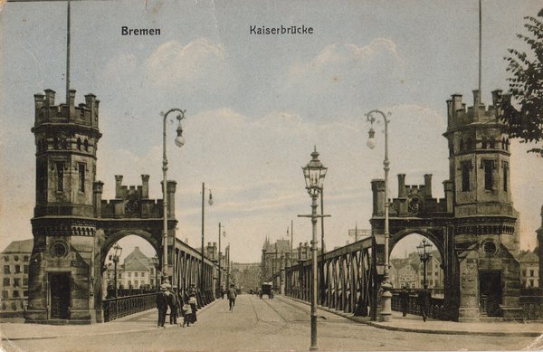 AK - Bremen / Kaiserbrücke - von 1912 / - 1990 -