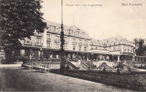 AK - Bad Pyrmont / Fürstl. Kurhaus - von 1918 / - 2007 -