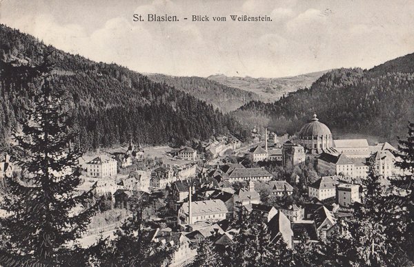AK - St. Blasien / Ortsansicht - von 1909 / - 2020 -