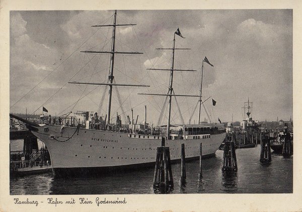 AK - Hamburger Hafen / mit Hein Godewind - von 1939 /  - 2039 -