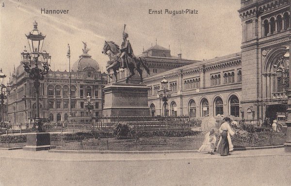 AK - Hannover / Ernst-August-Platz - von 1911 / - 2045 -
